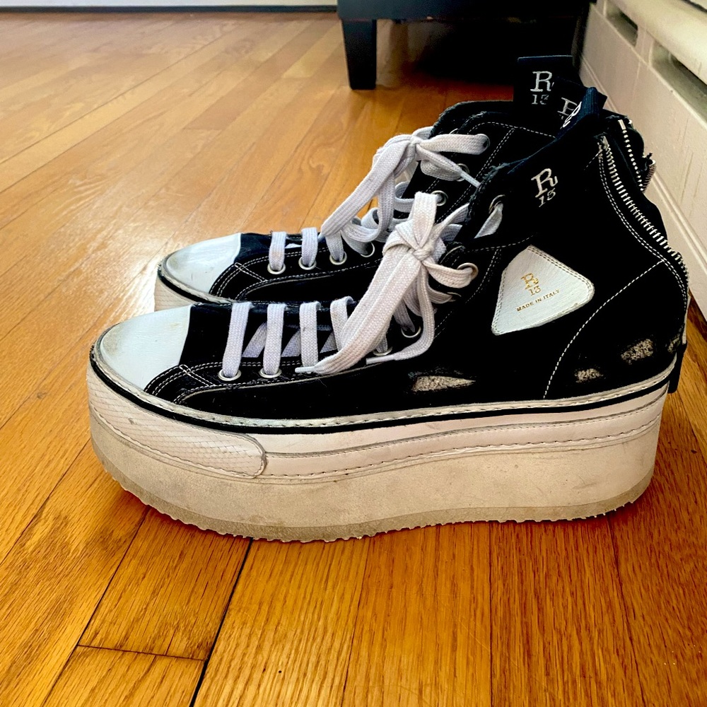 Like New! Courtenay Platform High Top Sneakers.